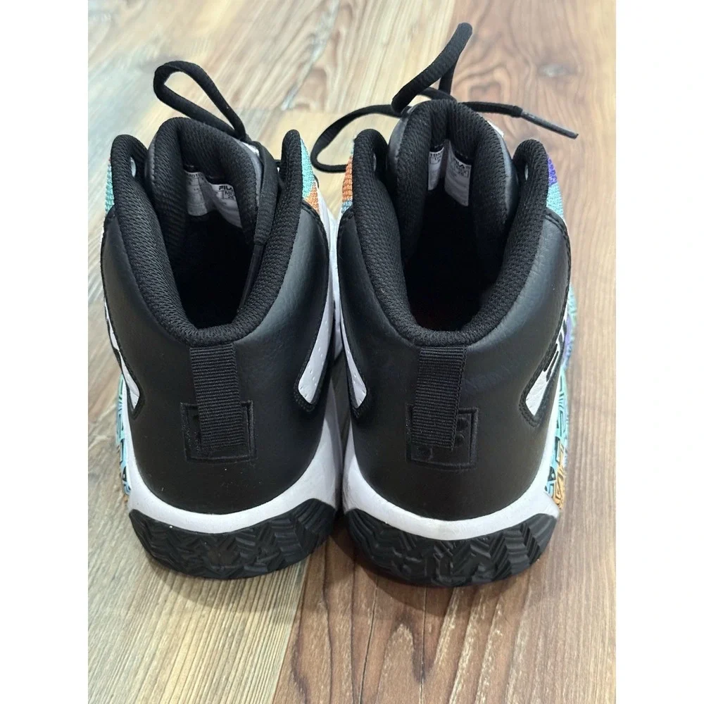 FILA MB Jamal Mashburn Retro High Top Basketball Shoes Men's Size 8 White Black - Picture 6 of 9